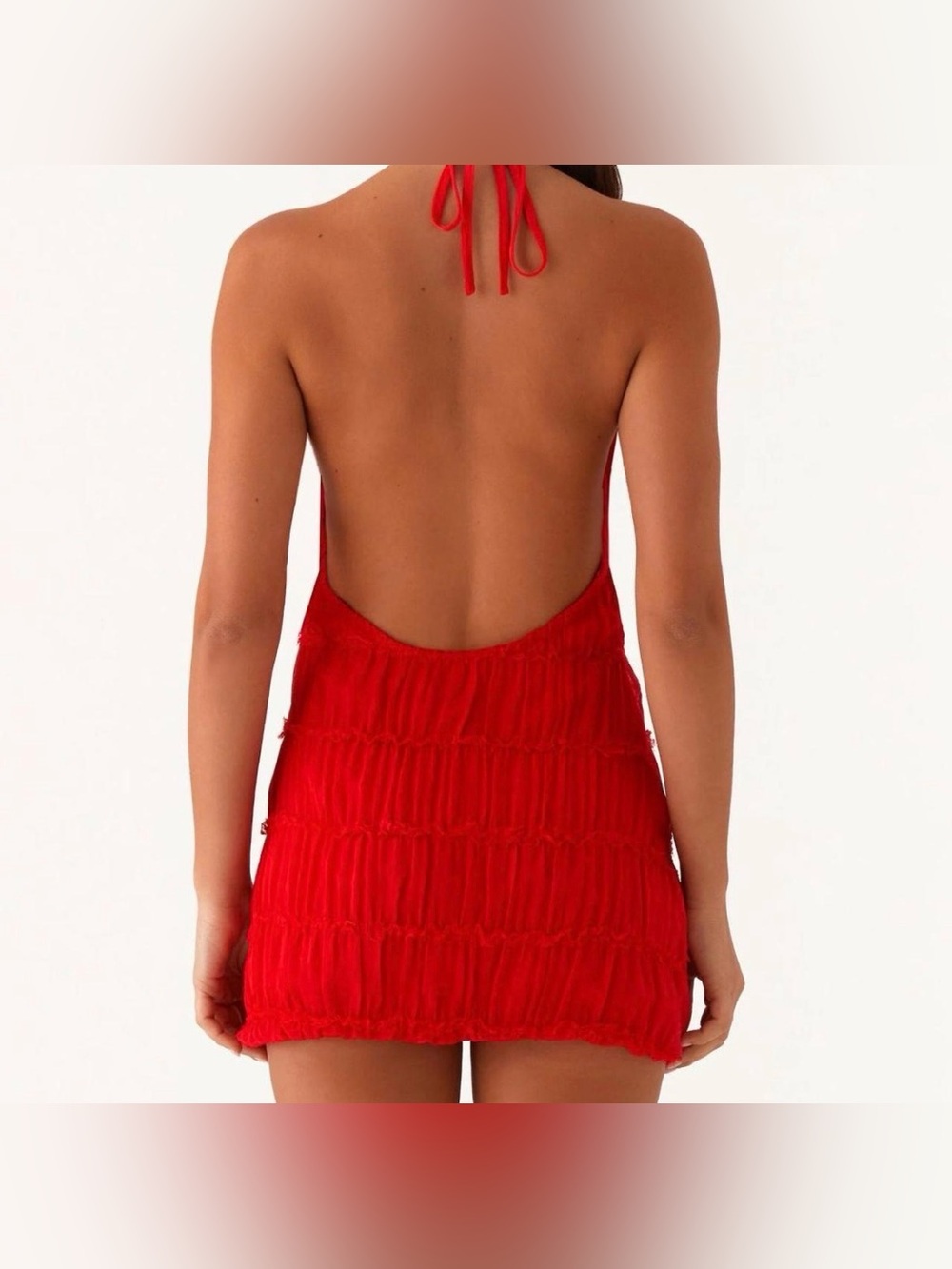 Peppermayo Aullie Red Mini Dress